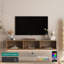 Meuble télé flottant avec 16 couleurs DEL-126423297-126423296
