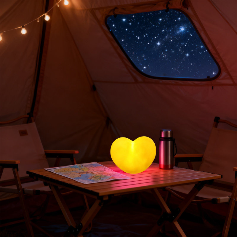 Cadeau de décoration de chambre à coucher romantique pour chambre à coucher en forme de cœur à la Saint-Valentin pour la fête