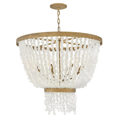 Dune 8 - Light Crystal Tiered Chandelier