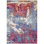 Hand Knotted Abstract Area Rug in Turquoise/Red/Gray/Pink