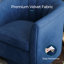 Fauteuil d'appoint pivotant avec repose-pieds Torince-532007628-504931038