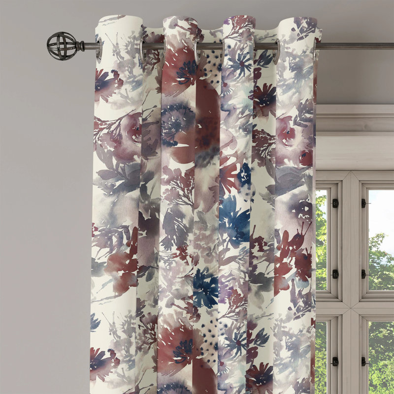 Aliff Semi Sheer Curtain Pair