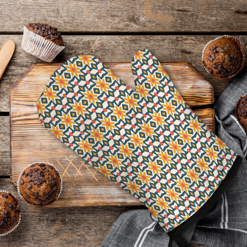 Groovy Forms Oven Mitt Cotton Twill