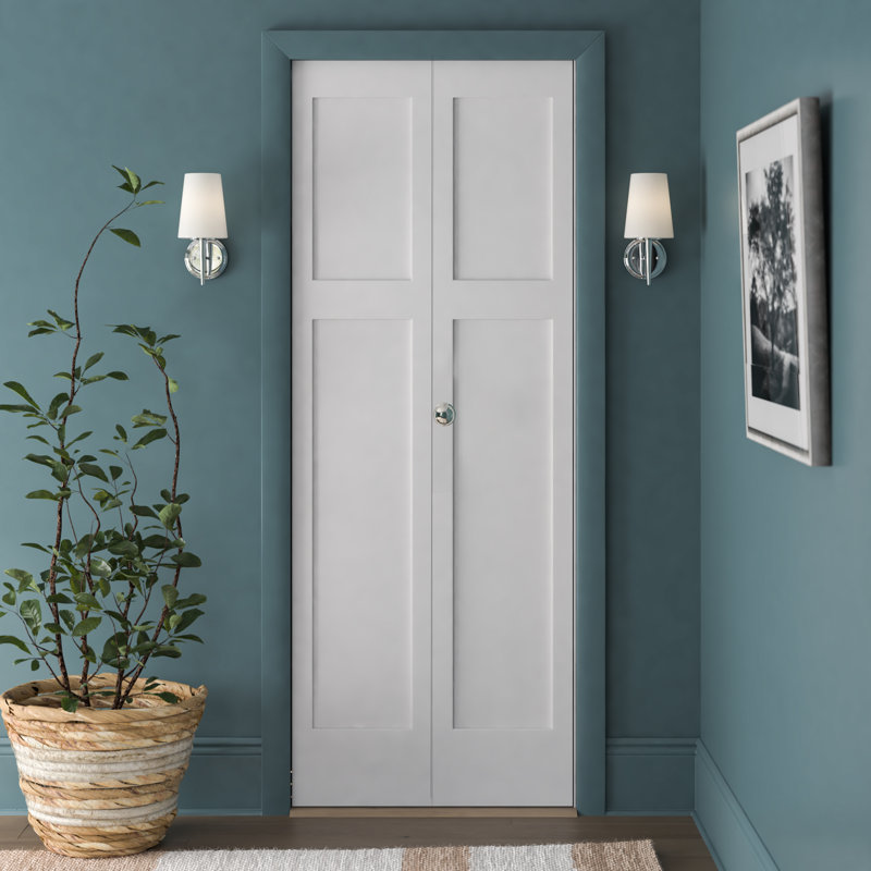 Porte pliante 2 panneaux, 30 po x 79 po