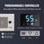 Ventilateur mural blanc avec télécommande incluse VEVOR-93534036-93534040