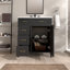 Meuble-lavabo simple 30 po avec comptoir en céramique-1099865175