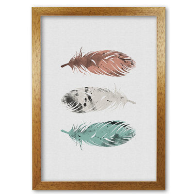 Pastel Feathers - Print
