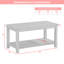 Kings Point Solid Wood Four Leg Coffee Table with Storage-27428397