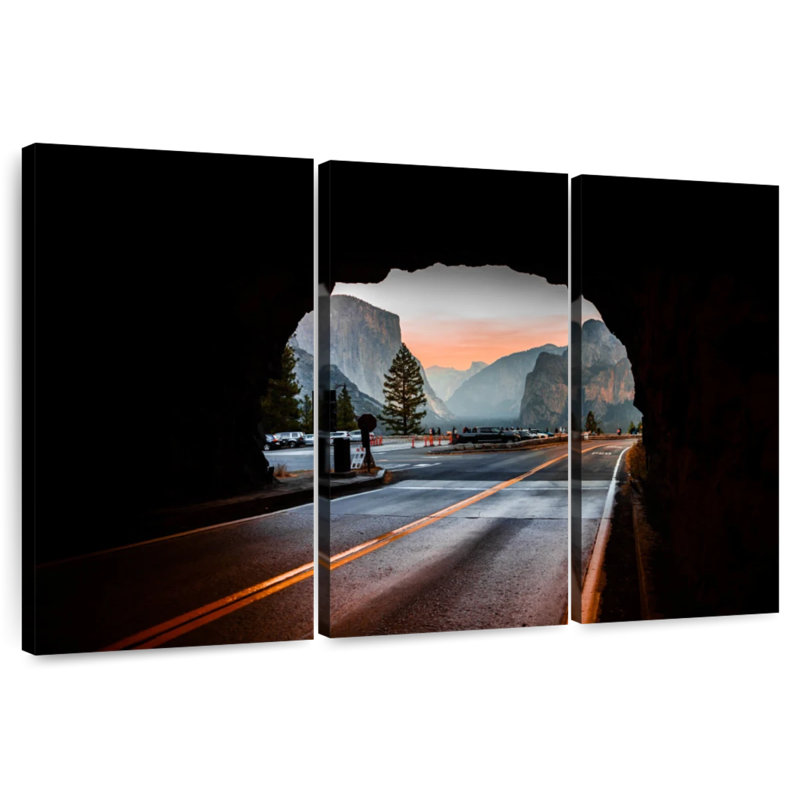 Lilie View From Wawona Tunnel, 28" H x 45" W