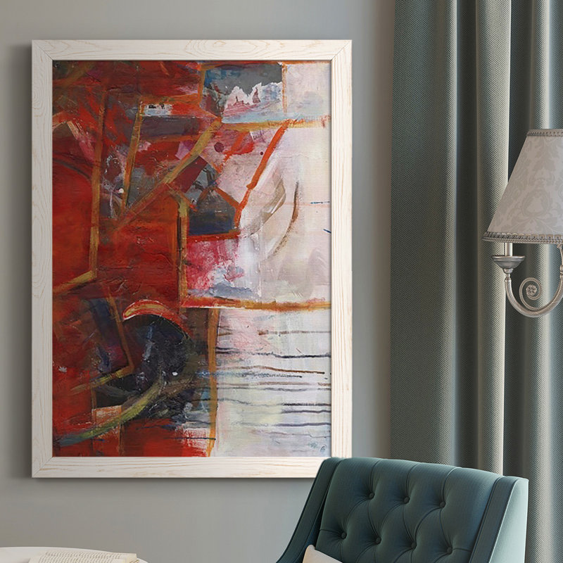 City Life IV, reproduction d'art sur toile, Cadre blanc, H 37,5 po x l 27,5 po x P 1 po