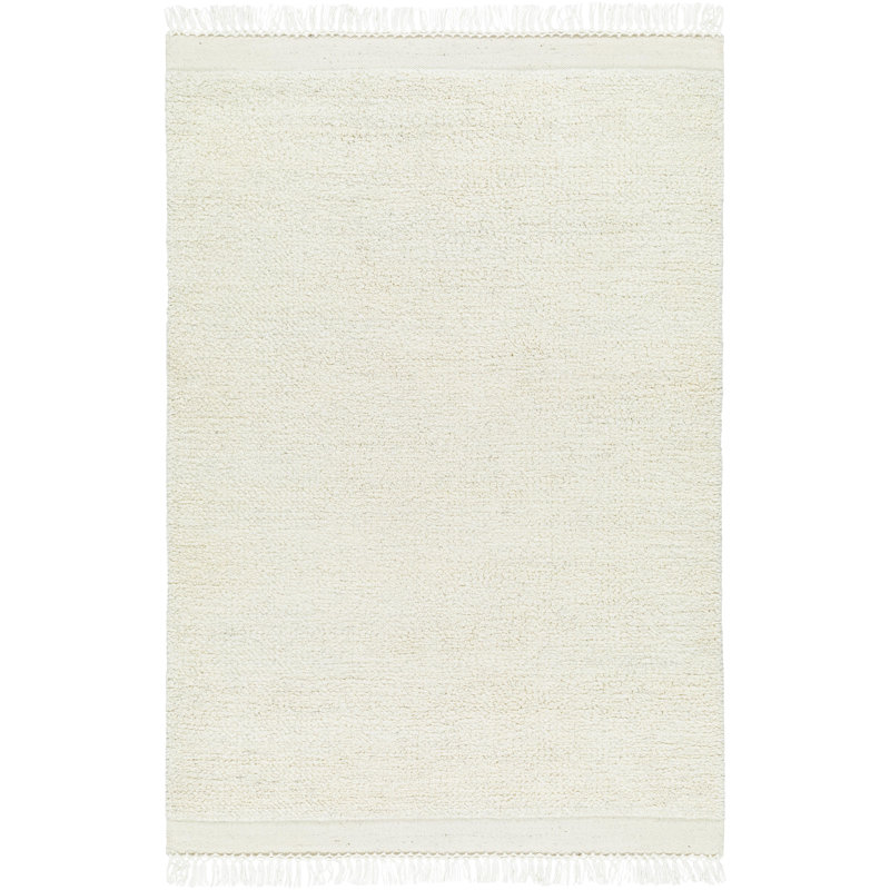 Lintz Hand Tufted Wool Indoor Rug, Rectangle 9' x 12'