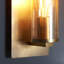 Alzahraa 1 -Light LED Dimmable Hardwired Antique Brass Patina Armed Sconce