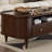 Solid wood coffee table with retro design-105624187