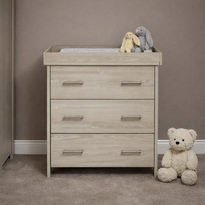 Nika Changing Unit, Grey Wash