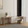 Jerymiah Modern Home Office Desk Extendable Dresser Desk Up To 114'' with Storage Drawers