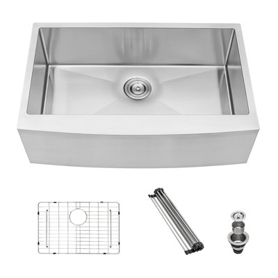 36'' L Single Bowl Stainless Steel Kitchen Sink