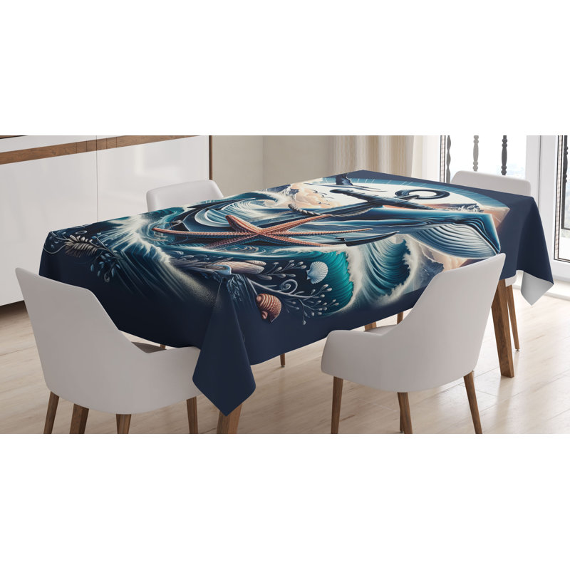 Middletown Rectangle No Pattern Microfiber Tablecloth, 90" x 60"