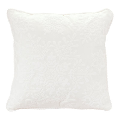 Embroidered Throw Pillow