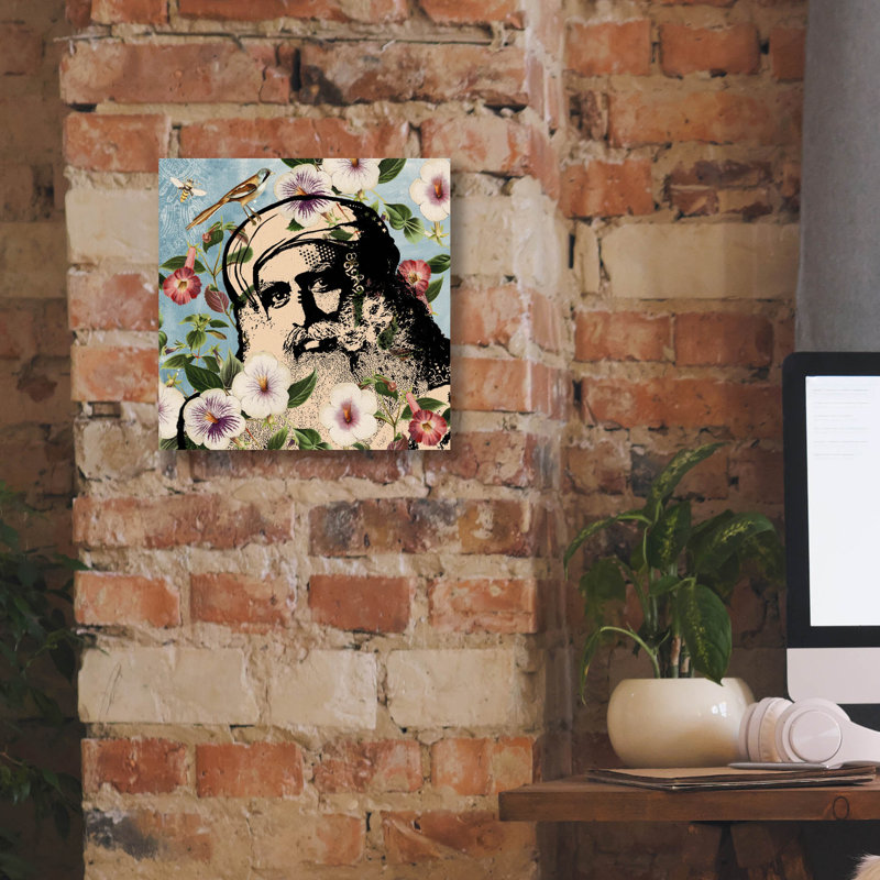 "Papier peint Sadh Guri" par Dean Russo, H 12 po x l 12 po x P 0,75 po