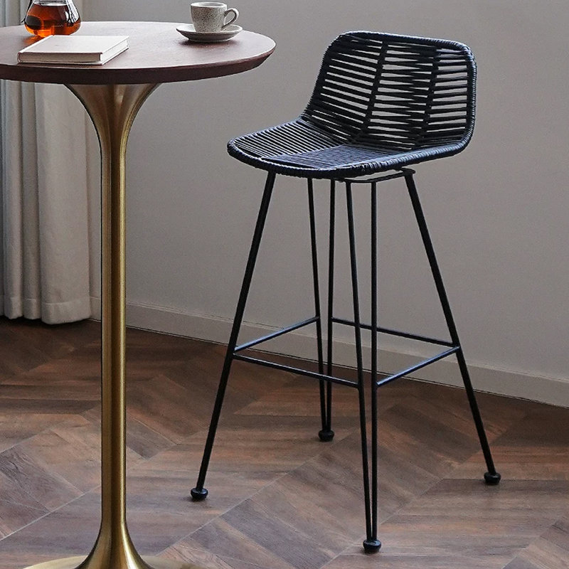 Chaise d'appoint noire Wishbone (ensemble de 2), Noir, 25.59"