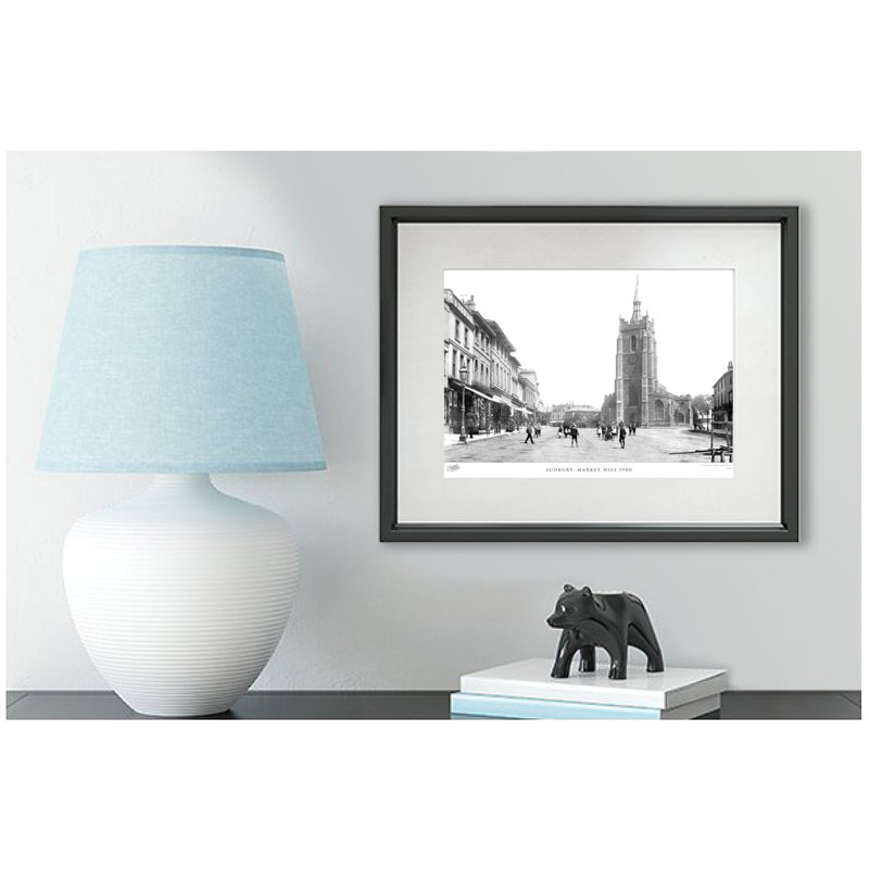 Sudbury, Market Hill 1900 by Francis Frith - Single Picture Frame Print, 45cm H x 60cm W x 2.3cm D