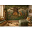 Décoration murale bois de forêt amovible-129447163-129447164