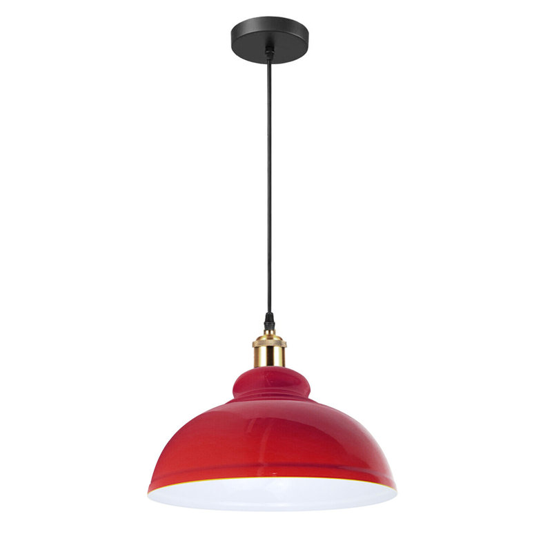 Binns 1 - Light Dome Pendant, Red