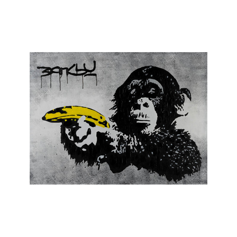 Acrylbild Banksy's Banana Joy