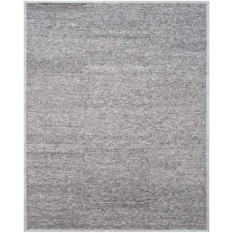 Tibetan Hand-Knotted Gray Area Rug