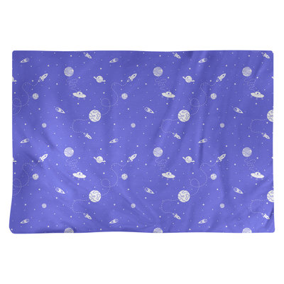 Napperon en coton 18 po Outer Space
