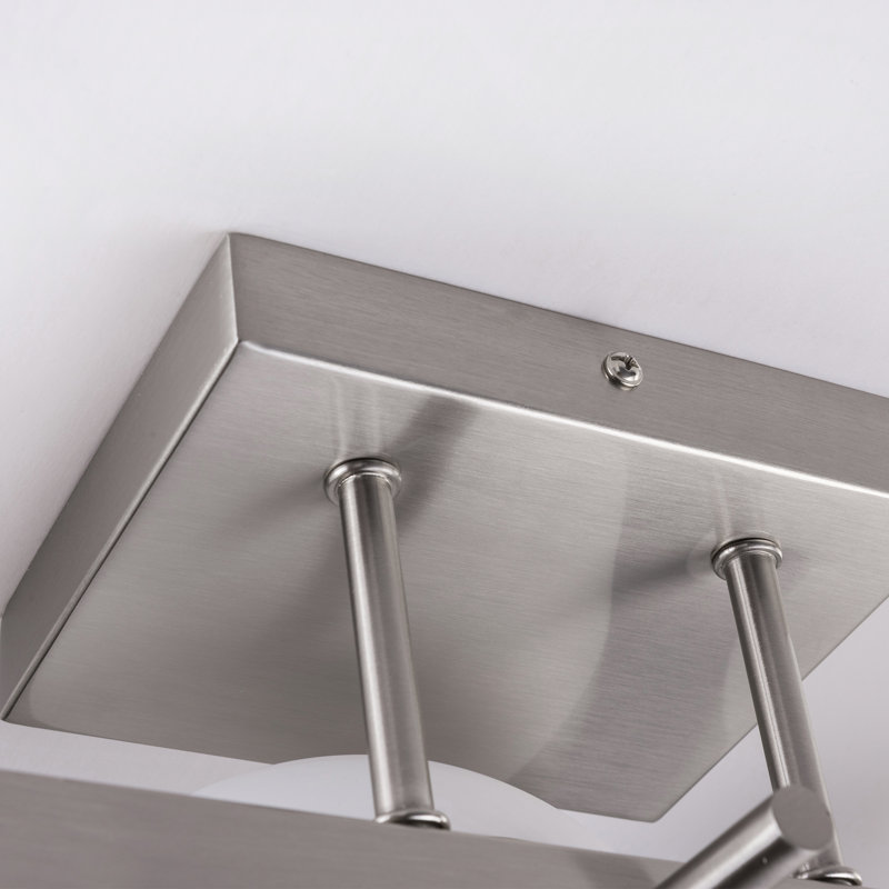 Éclairage pour meuble-lavabo à intensité variable Lio, Nickel poli, 2