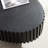 Modern Handcraft Drum Coffee Table Length 43.7 Inch Ellipse Coffee Table For Living Room-874011699-874011700