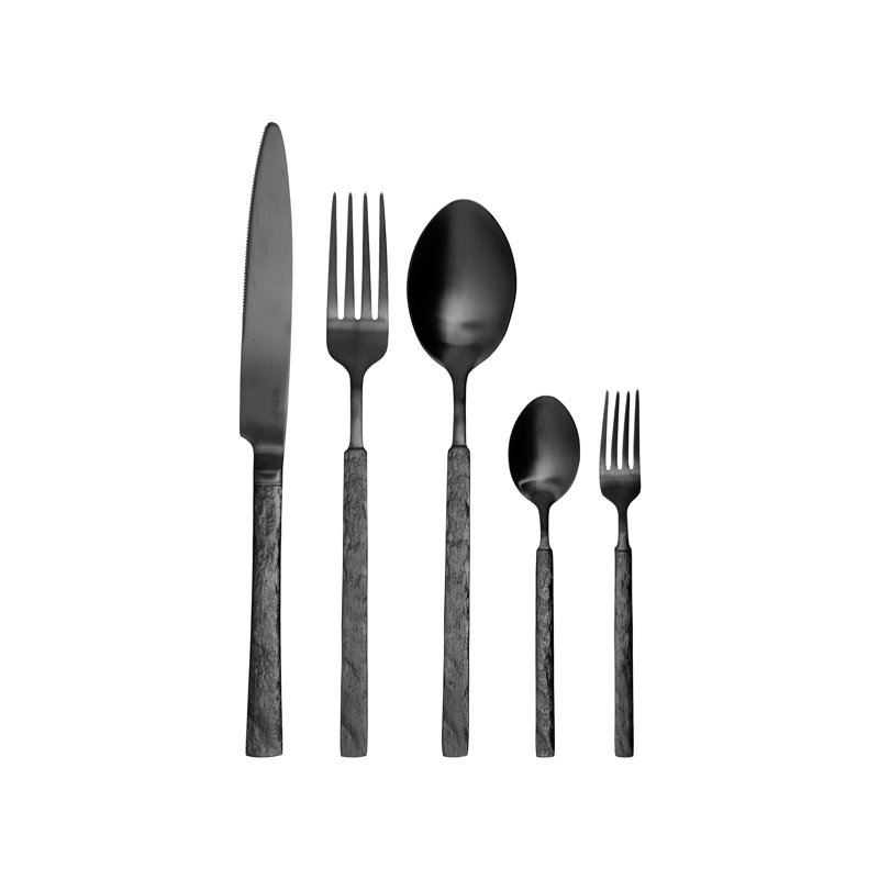 30 Piece Cutlery Set BIGOLI Gold, Black