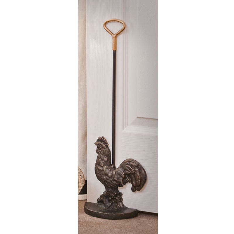 Butée de porte lestée en fer