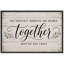 «Sweetest Moments Together Around The Table», citation, images de salle à manger, impression sur toile encadrée-131636374-131636380