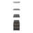 Brentwood 4-Tier Etagere Bookcase Wide Display Shelf with Steel Frame-1377280446