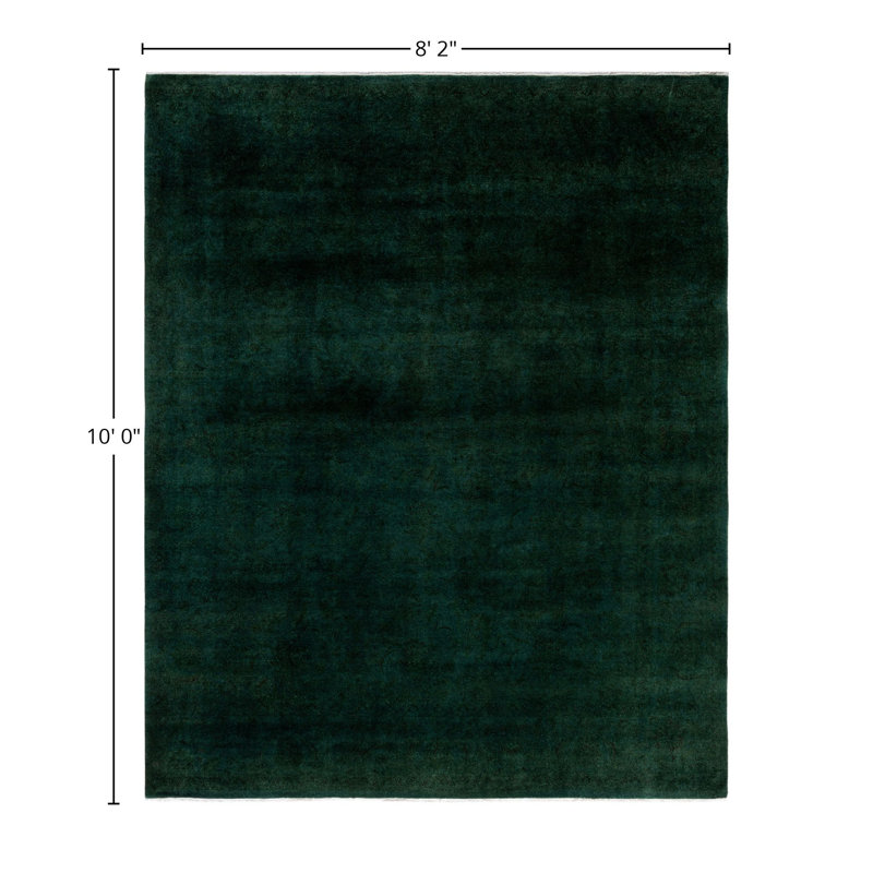 Overdyed One-of-a-Kind 8' 2" X 10' 0" Hand Knotted Area Rug