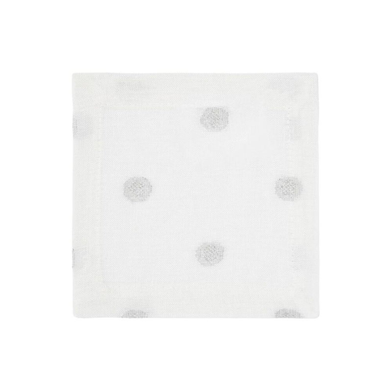Serviette Vogue, Argent, 6 po x 6 po