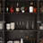 Modern Aluminum Frame Bookcase Set With Tempered Glass Doors, 3-Color LED Lighting, And Storage Drawers