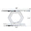 Console de luxe Luxury Art Sparkling Diamond Glass
