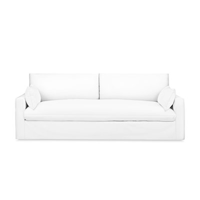 Luna 90"" Square Arm Slipcovered Sofa with Reversible Cushions -  Birch Lane™, EE9C2CBB61CD41BEB7AFFA64E0421B23