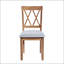 Farmhouse Upholstered Dining Chairs with Solid Wood Legs and Padded Seat-697198607