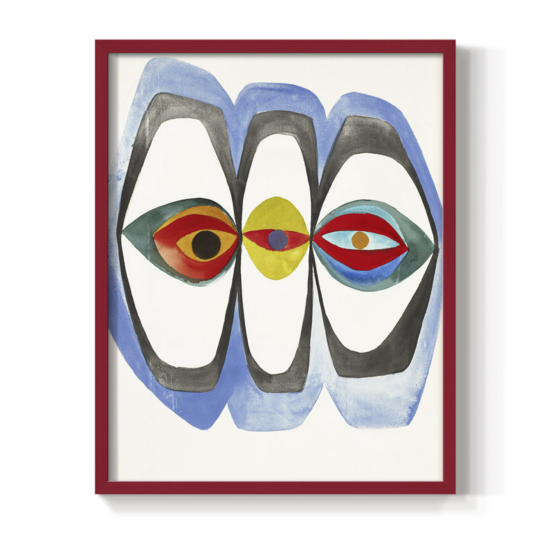 Magic Tricks IV Framed Print - Solid Wood, 28" H x 22" W, White