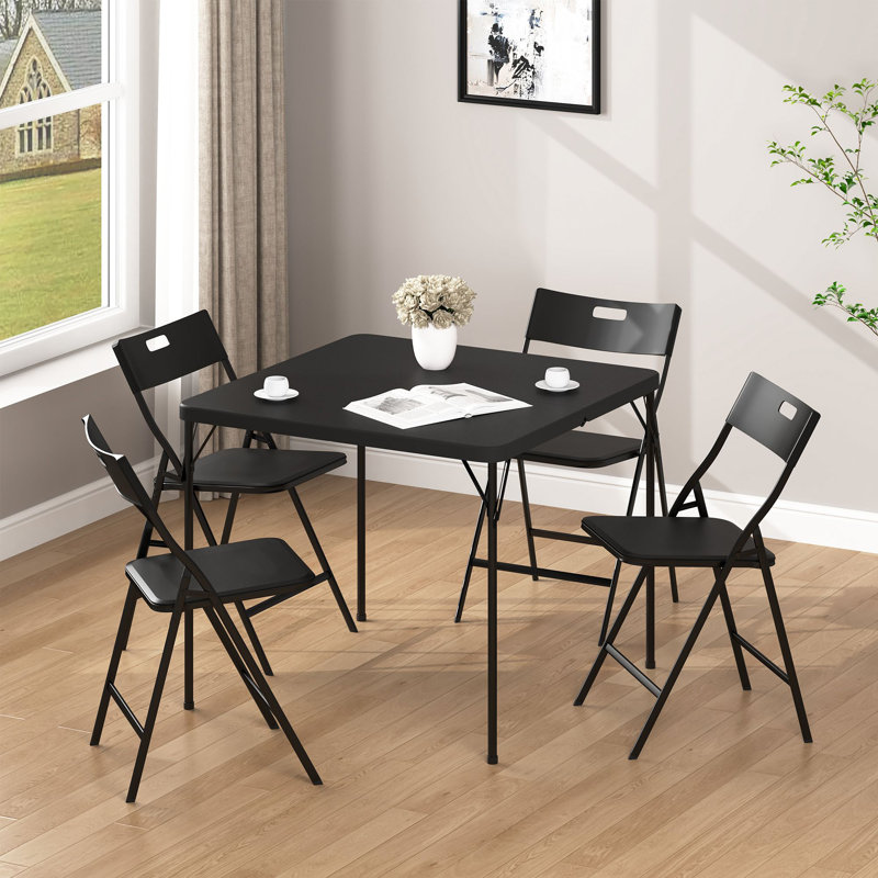 Folding Dining Table With 4 Chairs