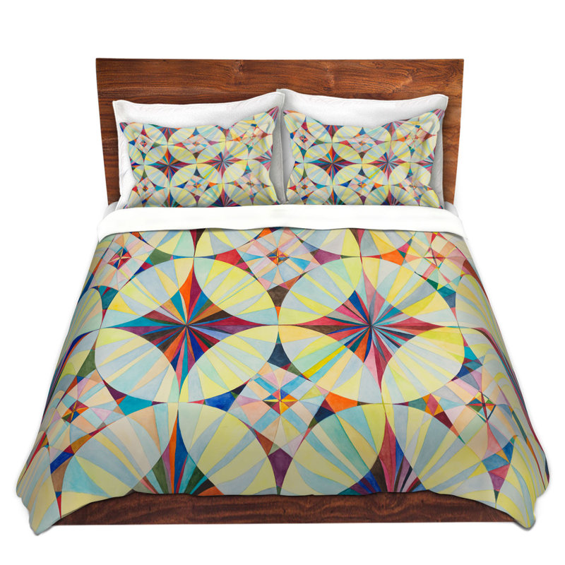 Ensemble de housse de couette pour grand lit DiaNoche en microfibre par Lorien Suarez - Roue 112