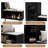 Storage Bench with Glass Doors and Shelves-1676394582