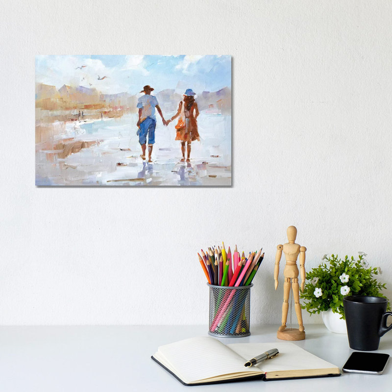 Us par Li Zhou - peinture sur toile tendue, H 8 po x l 12 po x P 0,75 po