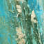 Mineral Aqua Haze - Floater Frame Painting on Canvas
