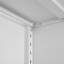 Armoire de rangement en métal réglable à 2 portes avec armoires de rangement en métal et tablettes réglables-1298178564
