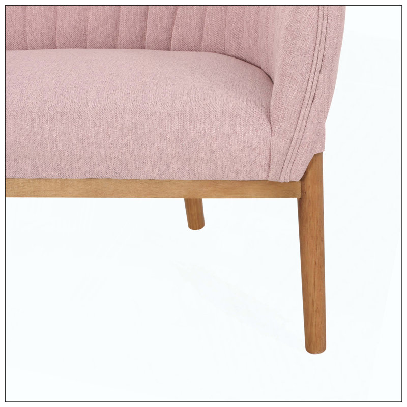 Loveseat Suitable For Living Room Bedroom And Small Space Seating, Blush